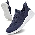 Socviis Mens Slip On Running Shoes Athletic Walking Trainers Lightweight Breathable Mesh Tennis Sneakers