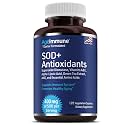 SOD Antioxidants Complex Healthy Aging Supplement - 400mg of Superoxide Dismutase - Alpha Lipoic Acid - Green Tea Extract - L-Arginine - Lysine - AKG - Vitamins A and E for Immune Support-120 Capsules