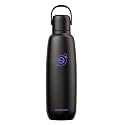 sodastream Fizz & Go Cool, Stainless Steel Carbonated Water Bottle 0.9L, Insulated Metal Bottle for Sparkling Water, Compatible with TERRA, ART, ENSO & More in Black, 30.4 Ounces (Pack of 6)