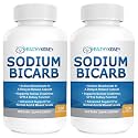 Sodium Bicarbonate 650mg Capsules Delayed Release for Supporting Normal Kidney Function & Kidney Supplement. Sodium Bicarbonate for Acid Relief, Alkalinity 120 Pills 2-Pack