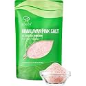 Soeos Himalayan Pink Salt, Fine Grain, 2 Lbs (32 oz), Pink Himalayan Sea Salt, Rock Salt for Grinder Refill