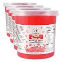 Soeos Popping Boba, Bursting Juice Balls for Drinks and Desserts, Premium Bubble Tea Toppings 6.6 lbs (3 kg) (Pack of 4)