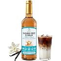 Soeos Sugar Free Vanilla Syrup, 33.8 Fl Oz (1 Liter)