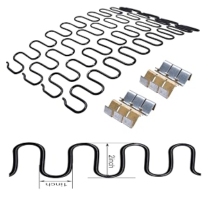 sofa 1 seat upholstery replacement springs straight 20 feet length with s clips amp screw included spring kit10 gauge