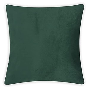 sofa cushion covers home decor item cushion cover pillow case for living room bedroom hall couch amp office decorative velvet solid plain cushion covers green set of 2 16 x 16 inch
