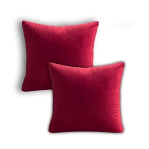 sofa cushion covers home decor item cushion cover pillow case for living room bedroom hall couchampoffice decorative velvet pillow solid plain cushion covers maroon set of 2 18 x 18 inch