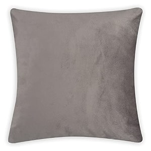 sofa cushion covers home decor item cushion cover pillow case for living room bedroom hall couchampoffice decorative velvet pillow solid plain cushion covers grey set of 1 16 x 16 inch