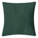 Sofa Cushion Covers, Home Decor Item Cushion Cover, Pillow Case for Living Room Bedroom Hall, Couch & Office Decorative, Velvet Solid Plain Cushion Covers Green, Set of 2, 16 x 16 Inch