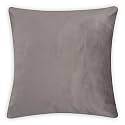 Sofa Cushion Covers, Home Decor Item Cushion Cover, Pillow Case for Living Room Bedroom Hall, Couch&amp;Office Decorative, Velvet Pillow Solid Plain Cushion Covers Grey, Set of 1 (16 x 16 inch)