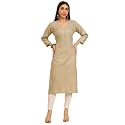 Women39s Chikankari-Lucknowi Embroidered Work 34 Sleeve