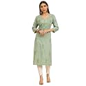 Women39s Chikankari-Lucknowi Embroidered Work 34 Sleeve