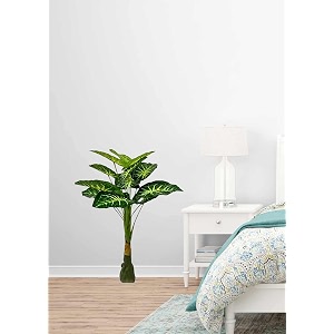 sofix artificial money plant green tree - 3 feet