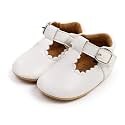 SOFMUO Baby Boys Girls High Top Ankle PU Leather Sneakers Soft Rubber Sole Infant Moccasins Newborn Oxford Loafers Anti-Slip Toddler Wedding Uniform Dress Shoes