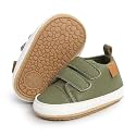 SOFMUO Baby Boys Girls High Top Ankle PU Leather Sneakers Soft Rubber Sole Infant Moccasins Newborn Oxford Loafers Anti-Slip Toddler Wedding Uniform Dress Shoes