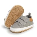 SOFMUO Baby Boys Girls High Top Ankle PU Leather Sneakers Soft Rubber Sole Infant Moccasins Newborn Oxford Loafers Anti-Slip Toddler Wedding Uniform Dress Shoes