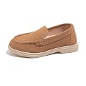 SOFMUO Toddler Boys Girls Loafers Slip On Little Kids Oxford Dress Flats Casual Boat Shoes School Uniform Moccasin Daily Walking Shoes