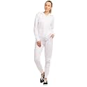 Sofra Women's Thin Cotton Zip Up Hoodie Jacket