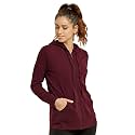 Sofra Women's Thin Cotton Zip Up Hoodie Jacket