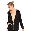 Sofra Women's Thin Cotton Zip Up Hoodie Jacket