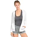 Sofra Women's Thin Cotton Zip Up Hoodie Jacket