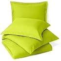 Sofrito Duvet/Comforter Cover Set - (Single - 61"x91" - inches) with 1 Pillow Cover (18"x28" - inches)- Parrot Green