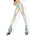 sofsy Glitter Sparkle Tights for Women XS/S