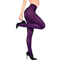 sofsy Italian Rip-Resistant 40 Den Opaque Tights for Women