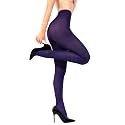 sofsy Italian Rip-Resistant 40 Den Opaque Tights for Women