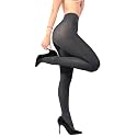 sofsy Italian Rip-Resistant 40 Den Opaque Tights for Women