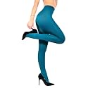 sofsy Italian Rip-Resistant 40 Den Opaque Tights for Women