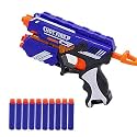 Soft Bullet Gun for Kids, Pull Back Toyy Blaster with 10 Soft Foam Bullets, Safe Shooting Target Play Toy, Outdoor & Indoor Role Play Toy for Boys & Girls, Birthday Gift