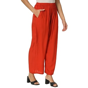 Soft Colors Women Regular Fit Pocket Palazzo