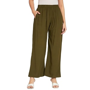 Soft Colors Women Regular Fit Pocket Palazzo