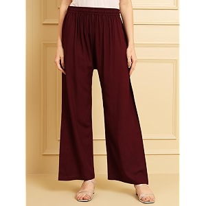 Soft Colors Women Regular Fit Pocket Palazzo