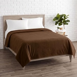 soft fleece blanket for double bed mild winter traveling blanket warm bedsheets all seasons blanket micro mink  lightweight double bed blanket for home 220220 cm brown