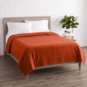soft fleece blanket for double bed mild winter traveling blanket warm bedsheets all seasons blanket micro mink  lightweight double bed blanket for home 220220 cm rust