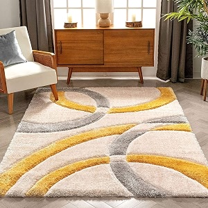 Soft Fluffy Shag Area Rectangular Shape Rugs