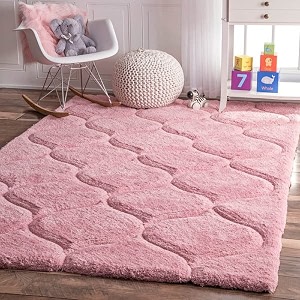 Soft Fluffy Shag Area Rectangular Shape Rugs