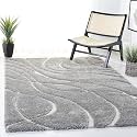Soft Fluffy Shag Area Rectangular Shape Rugs