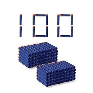 soft foam darts bullets compatible for all types of hot fire blaze gunsnerf guns- high end quality round head 100