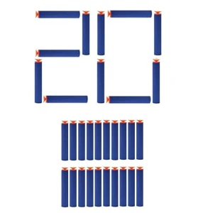 soft foam darts bullets compatible for all types of hot fire blaze gunsnerf guns- high end quality suctionsticky head 20