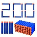 Soft Foam Darts Bullets Compatible for All Types of Hot Fire Blaze Guns/Nerf Guns- High End Quality (Round Head, 200)