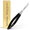 Soft Grip Eyebrow Trimmers | Brow Scissors for Women and Men | Precise & Sharp | Stainless Steel Tip Beauty Scissors | Eyebrow Grooming & Shaping | Brow Care | Eyelashes, Beard, & Nose Hair Trimmer