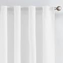 jinchan Lined Linen Curtains Privacy Back Tab