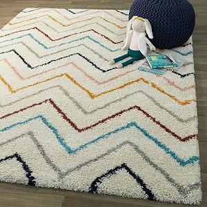 Soft Modern Shag Area Rugs Fluffy Living