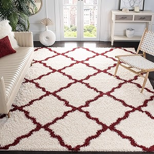 Soft Modern Shag Area Rugs Fluffy Living