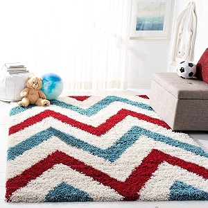 Soft Modern Shag Area Rugs Fluffy Living
