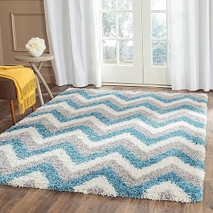 Soft Modern Shag Area Rugs Fluffy Living