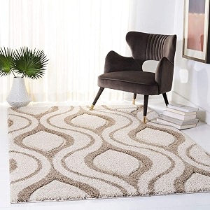 Soft Modern Shag Area Rugs Fluffy Living
