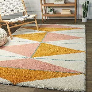 Soft Modern Shag Area Rugs Fluffy Living